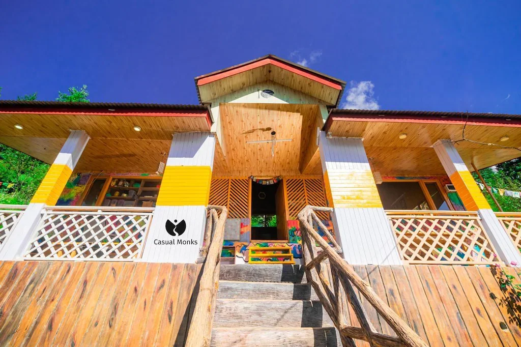 Casual Monks wooden house and cafe 4