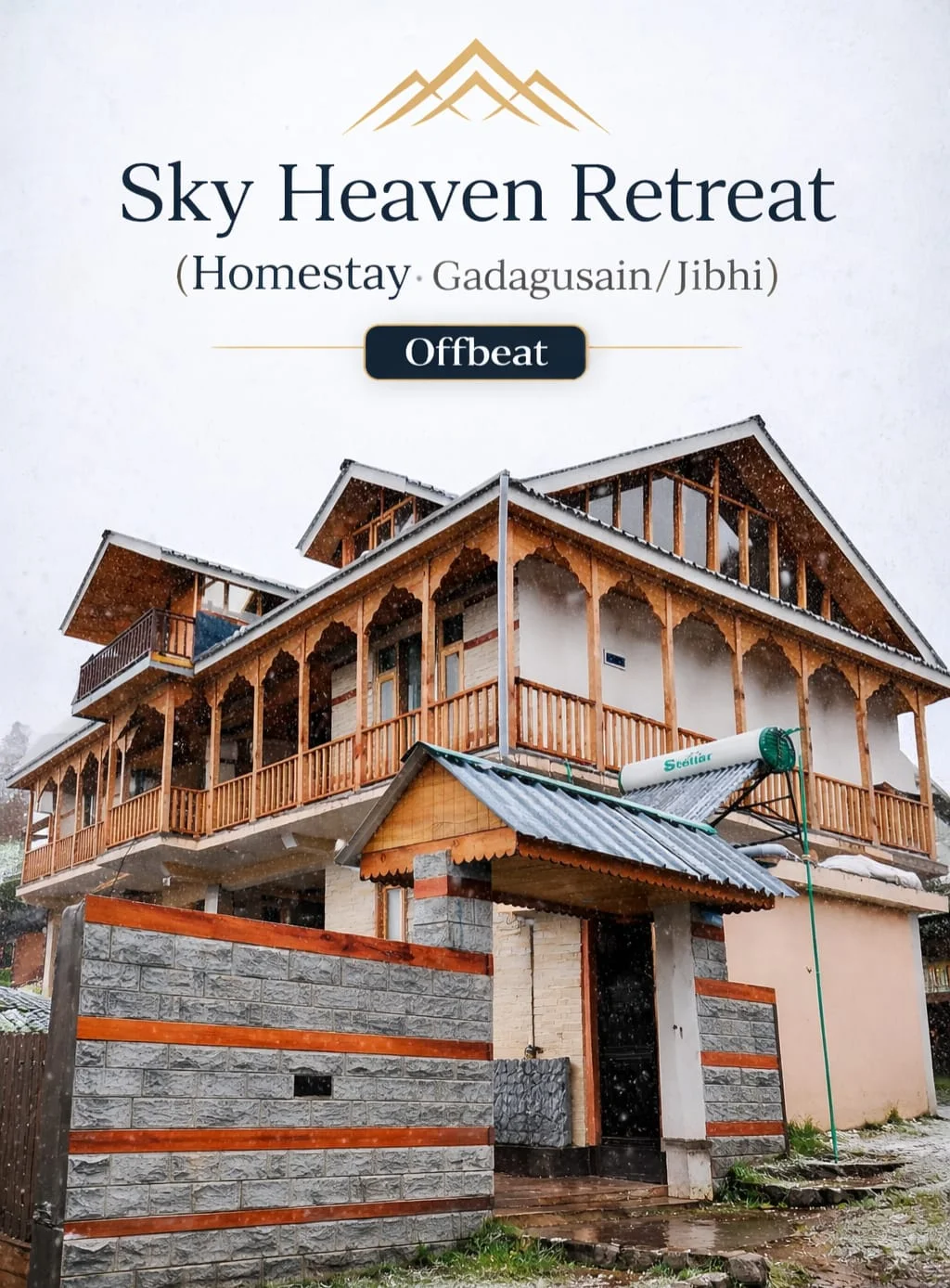 Sky Heaven Retreat Jibhi Deluxe room - previous